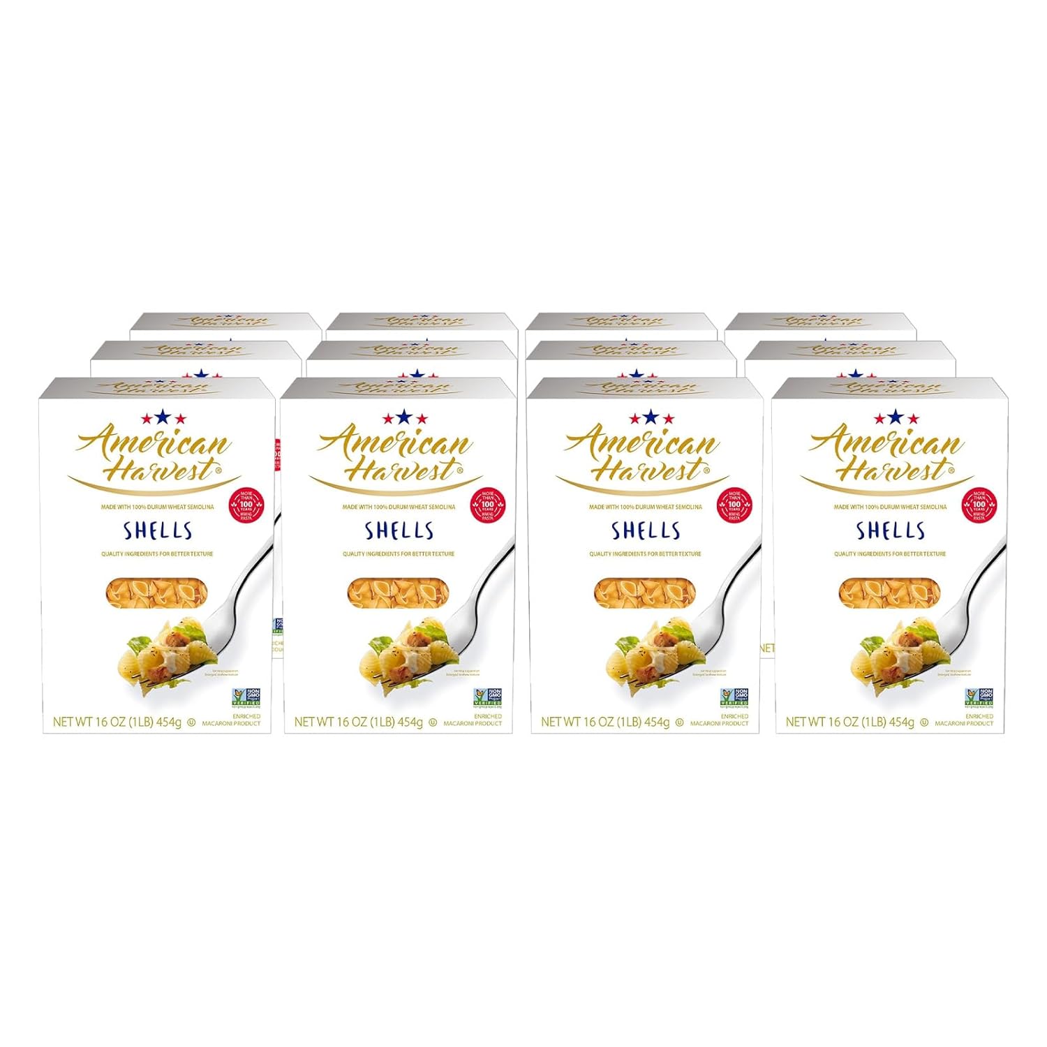 AMERICAN-HARVEST,-Shell-Pasta,-Enriched-Durum-Wheat,-16-oz-Pack)-154