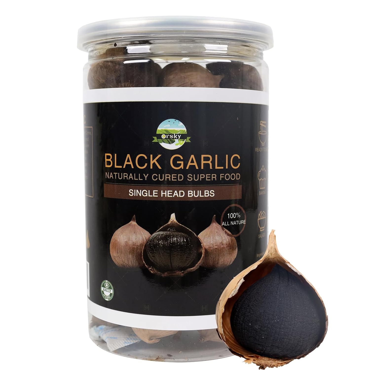 Orsky-Black-Garlic-8.82-Oz-(250g.),-1898