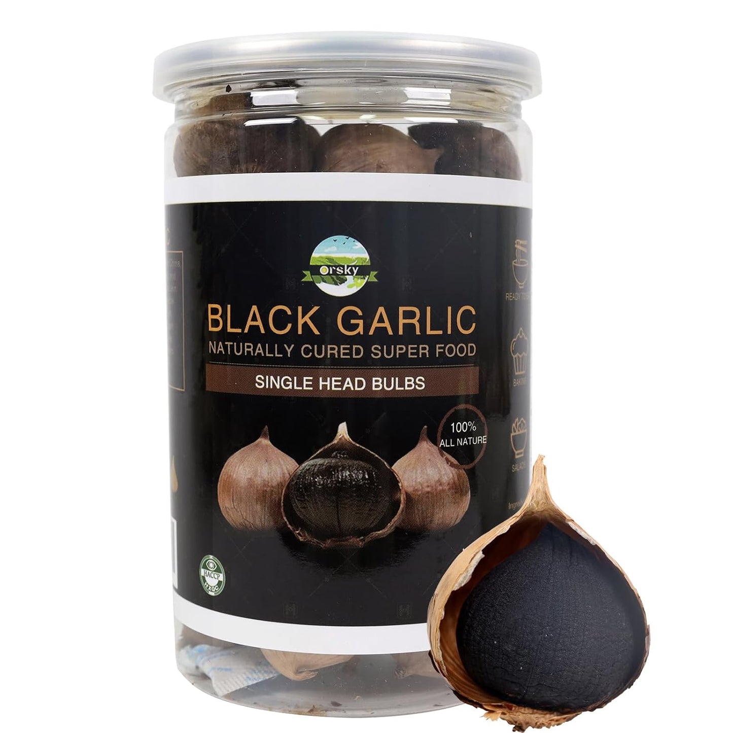 Orsky-Black-Garlic-8.82-Oz-(250g.),-Whole-Black-Garlic-Fermented-for-90-820