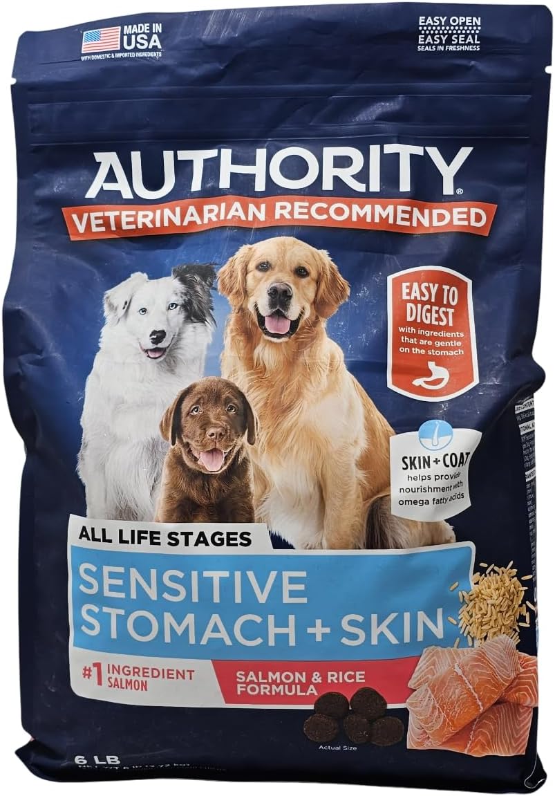 Authority-Sensitive-Stomach-and-Skin-Salmon-Rice-Formula-Dry-Dog-Food,-6-Pound-910