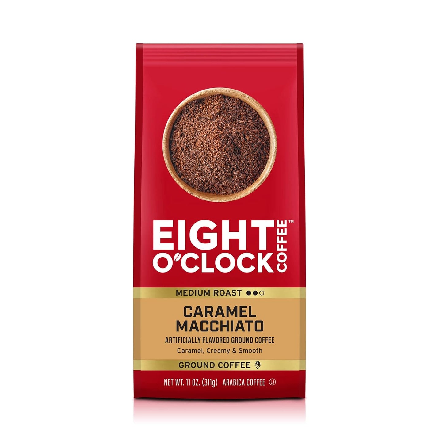 Eight-O'Clock-Coffee-Caramel-Macchiato,-11-Ounce-4025