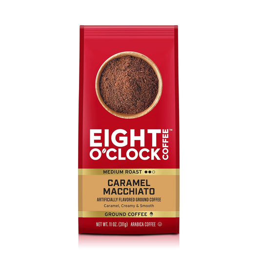 Eight-O'Clock-Coffee-Caramel-Macchiato,-11-Ounce-4025