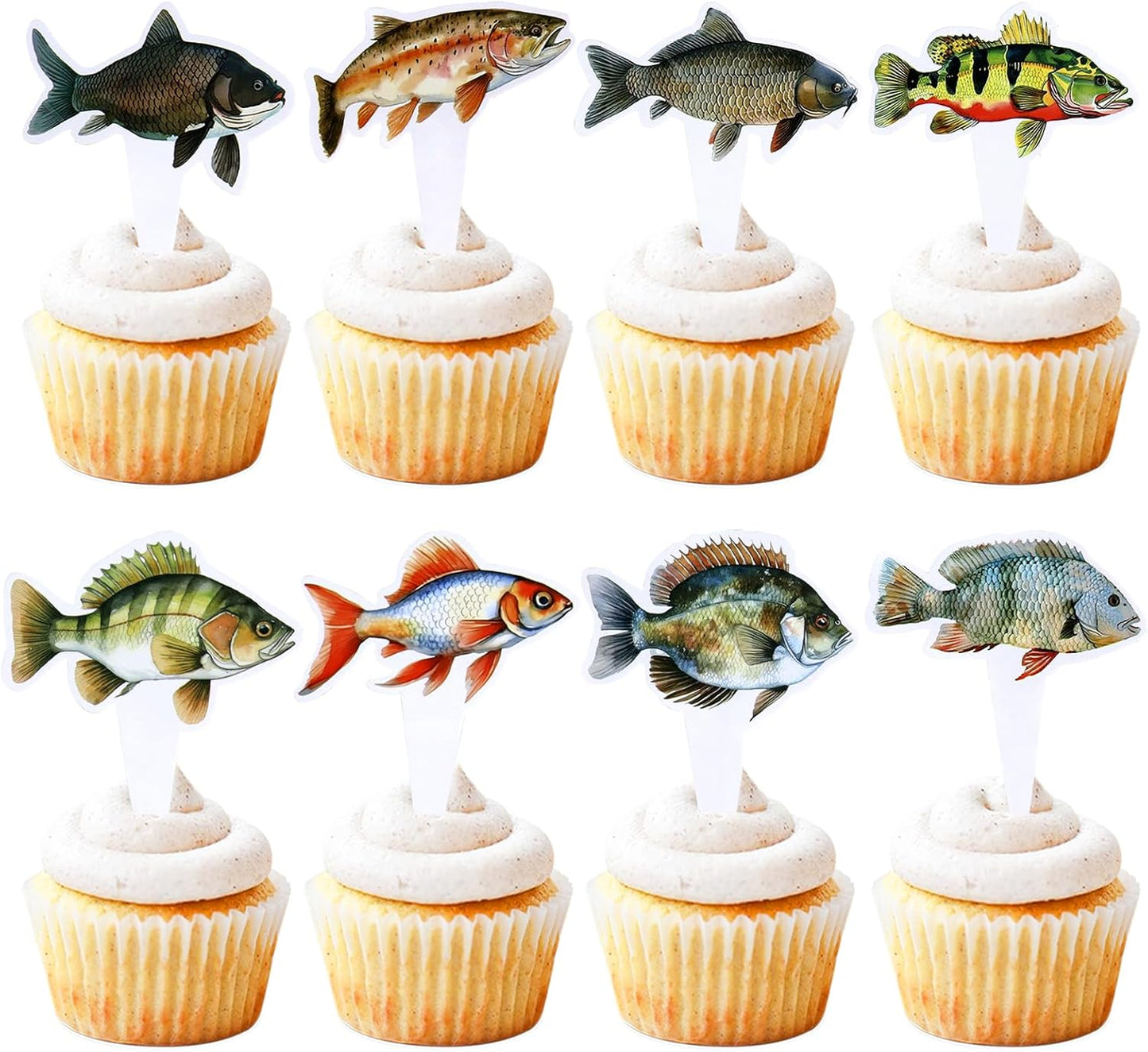 Cyodoos-24pcs-Fish-Cupcake-Toppers-Go-Fishing-Theme-Decorations-Baby-Shower-Boys-Happy-Party-533