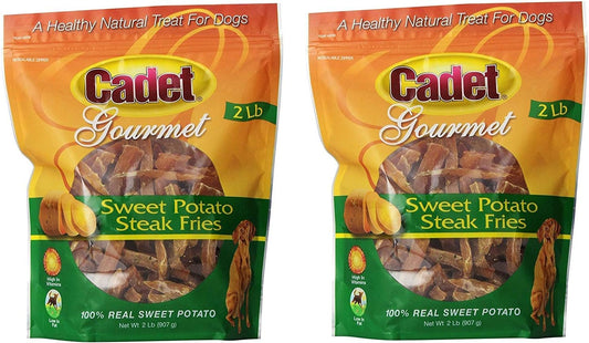 (2-Pack)-Cadet-Sweet-Potato-Steak-Fries-Dog-Snack---2-Pound--1396