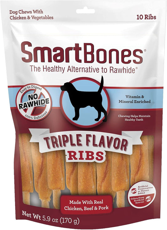 SmartBones-No-Artificial-Colors-or-Preservatives-Rib-and-Wing-Chews,-Treat-Dog-1882