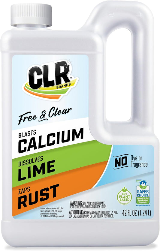 CLR-Brands-Calcium,-Lime-&-Rust-Remover-Free-&-Clear,-No-Dyes-or-Fragrances,-Gentle-1344