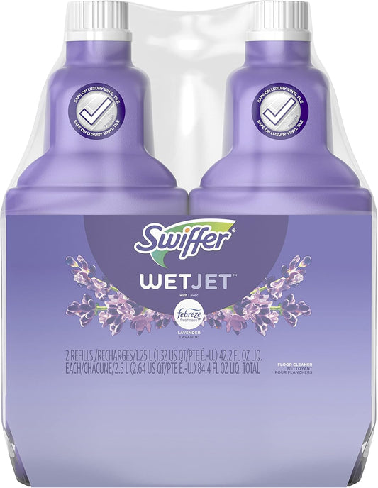 Swiffer-WetJet-Multi-Purpose-Floor-Cleaner-Solution-with-Febreze-Refill,-Hardwood-Floor-Cleaner,-Lavender-Scent,-1.25-2134