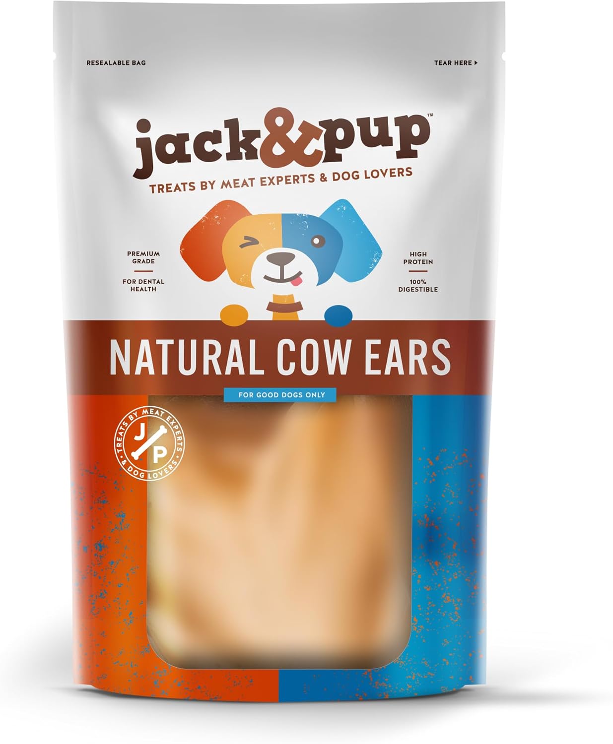 Jack&Pup-Natural-Cow-Ears-for-Dogs-(15-Pack)---Cow-Ear-Treats,-1497