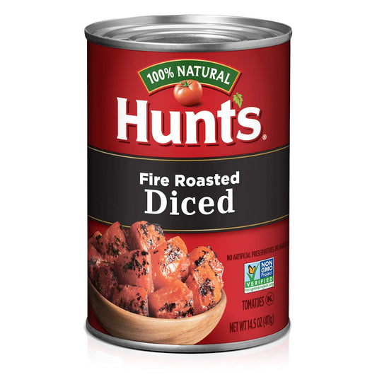 Hunt's-Tomates-tostados-al-fuego,-aptos-para-dieta-cetogénica,-1006