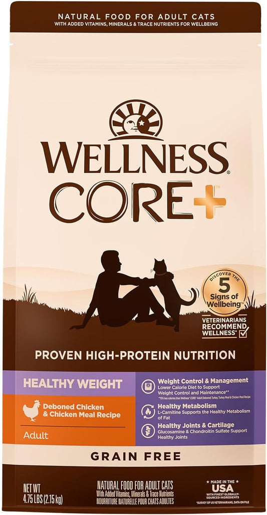 Wellness-CORE+-Adult-Dry-Cat-Food-for-Indoor-&-Outdoor-Cats,-Free,-Healthy-Chicken1232