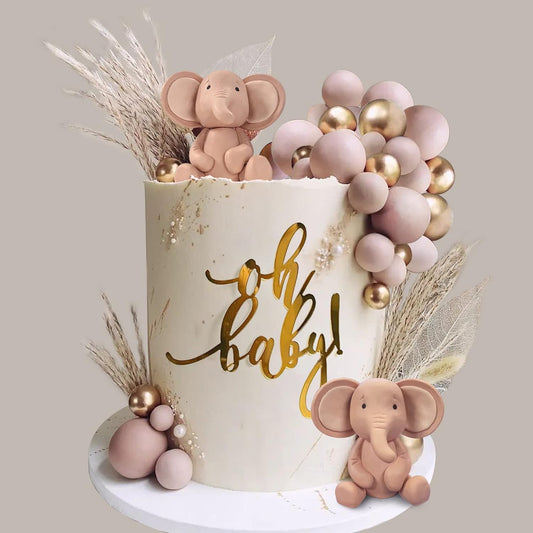 35-PCS-Baby-Elephant-Cake-Decoration-Boho-241