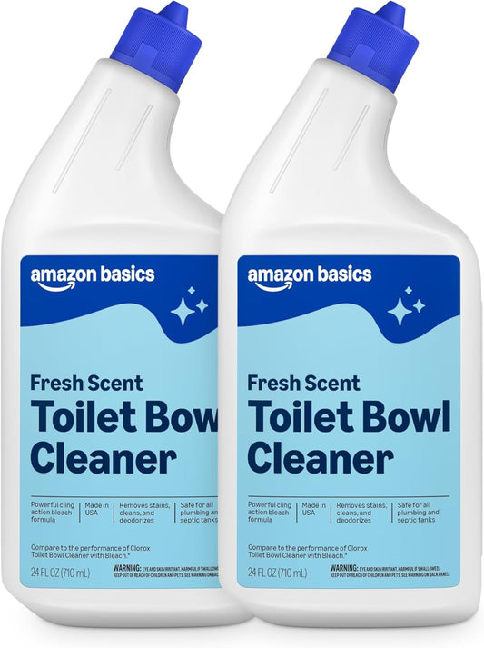 Amazon-Basics-Toilet-Bowl-Cleaner-with-Cling-Action-Formula,-Bleach,-Fresh-Scent,-24-Fl-Oz,-1931