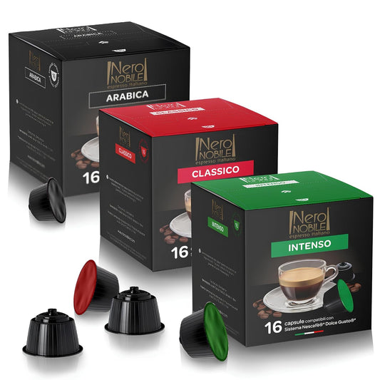 Nero-Nobile-Paquete-variado-de-cápsulas-de-café,-compatibles-con-Dolce-incluye1298