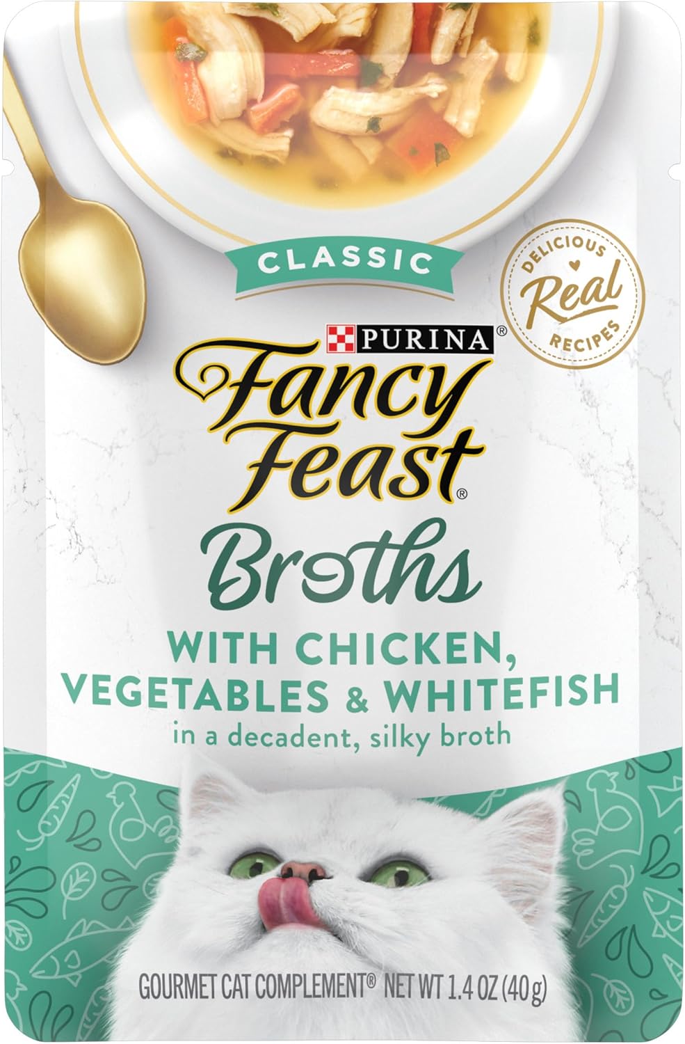 Purina-Fancy-Feast-Lickable-Wet-Cat-Food-Broth-Topper-Classic,-Chicken,-and---of992