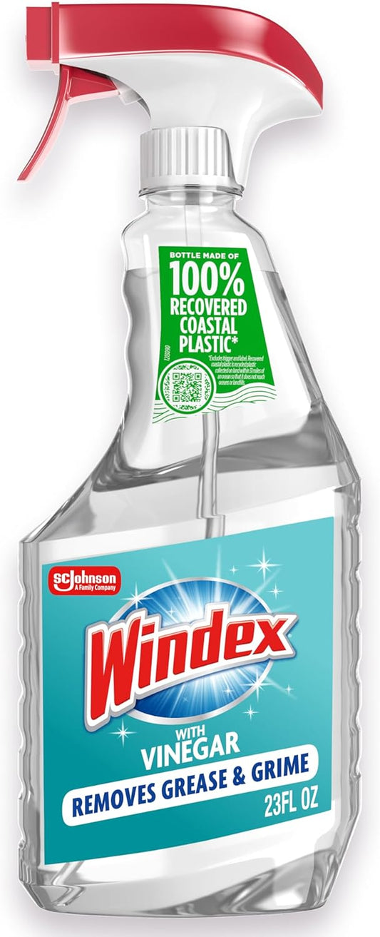 Windex-Vinegar-Glass-and-Surface-Cleaner-Spray-Bottle,-Packaging-Designed-to-Prevent-Leakage-and-Breaking,-1996