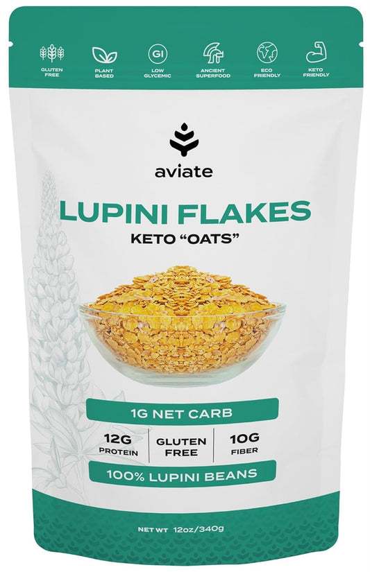 Aviate-Lupini-FLAKES---Keto-Oats-&-Vegan-Friendly-Superfood---Non-GMO,-1