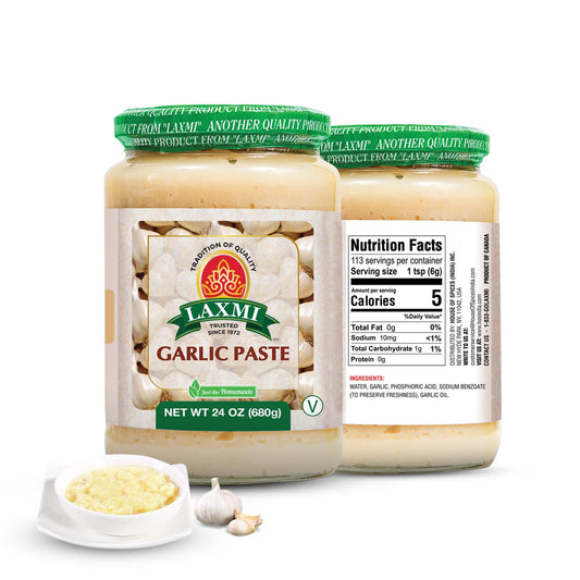Laxmi-Garlic-Paste-24oz-|-Premium-quality-and-pure-Garlic,-Ground-|-204