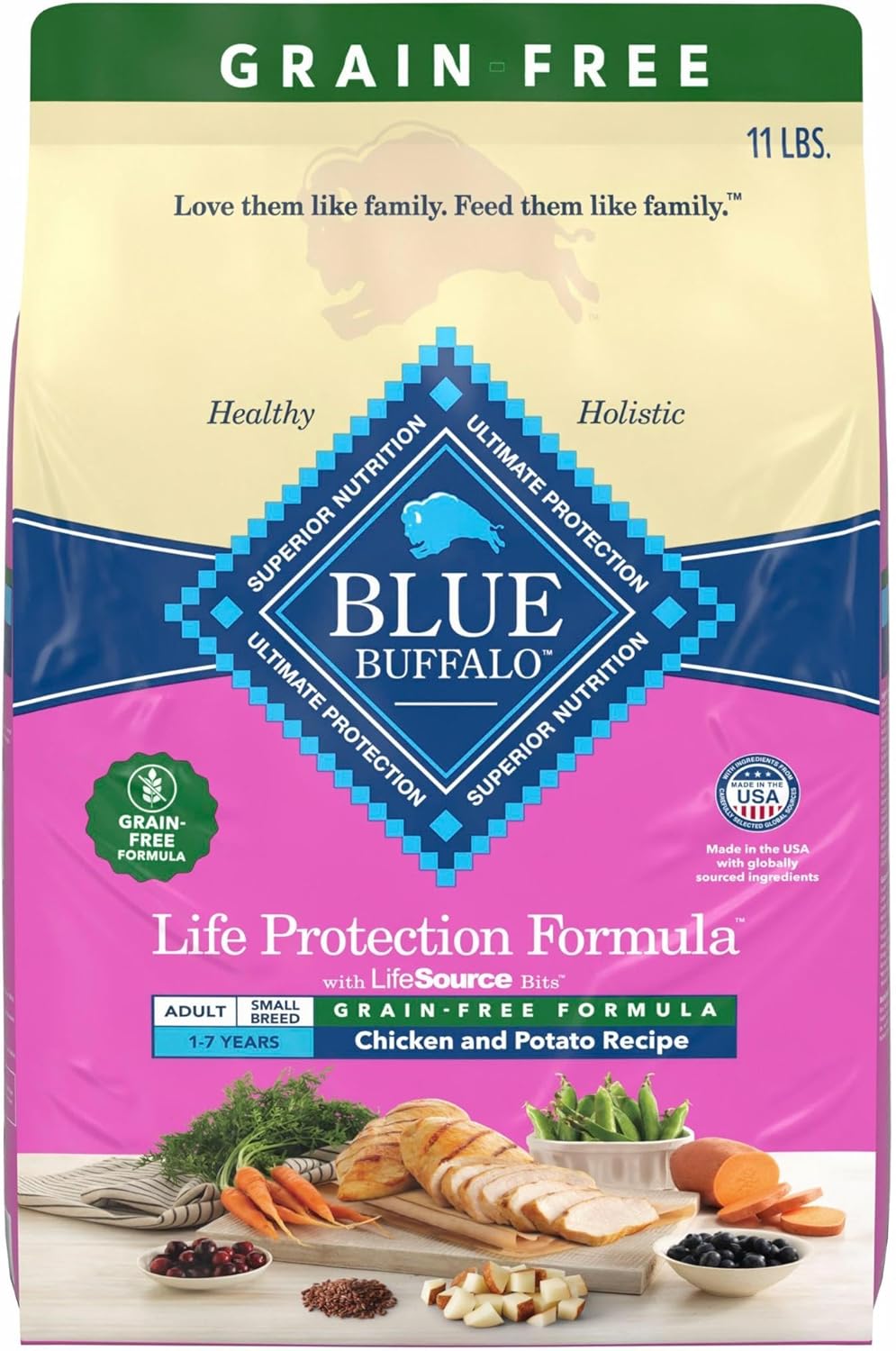 Blue-Buffalo-Life-Protection-Formula-Natural-Grain-Free-Small-Breed-Adult-Dry-Dog-735