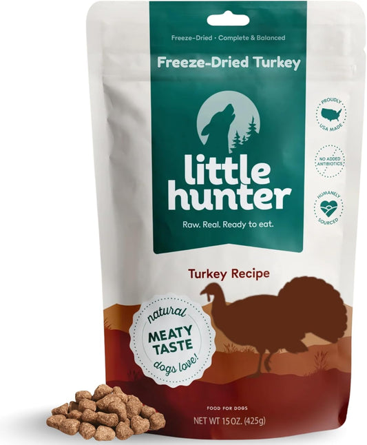Little-Hunter-Freeze-Dried-Turkey-Raw-Dog-Food-|-Grain-Free,-Limited-Ingredient,-766
