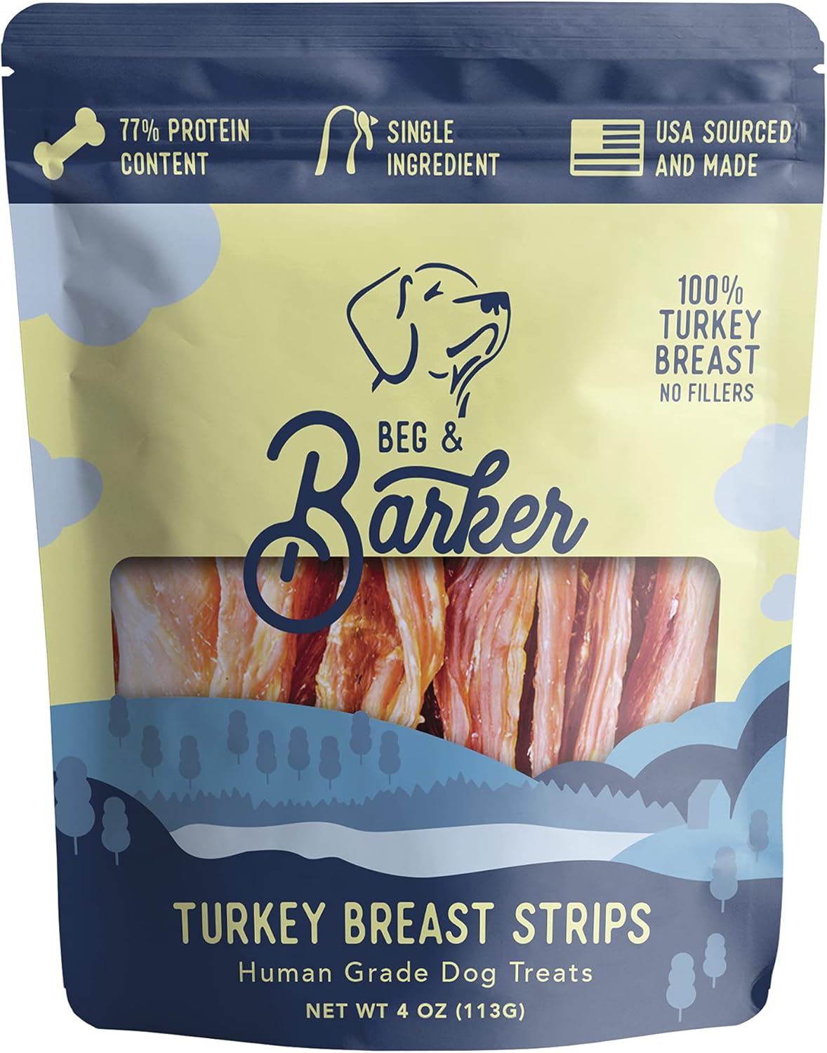 Turkey-Jerky-for-Dogs-(4-Ounce,-Pack-of-347