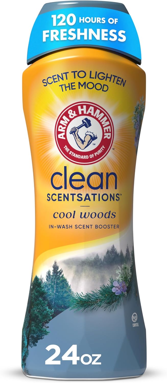 ARM-&-HAMMER-Clean-Scentsations-In-Wash-Scent-Booster,-Cool-Woods-scent,-24-1290