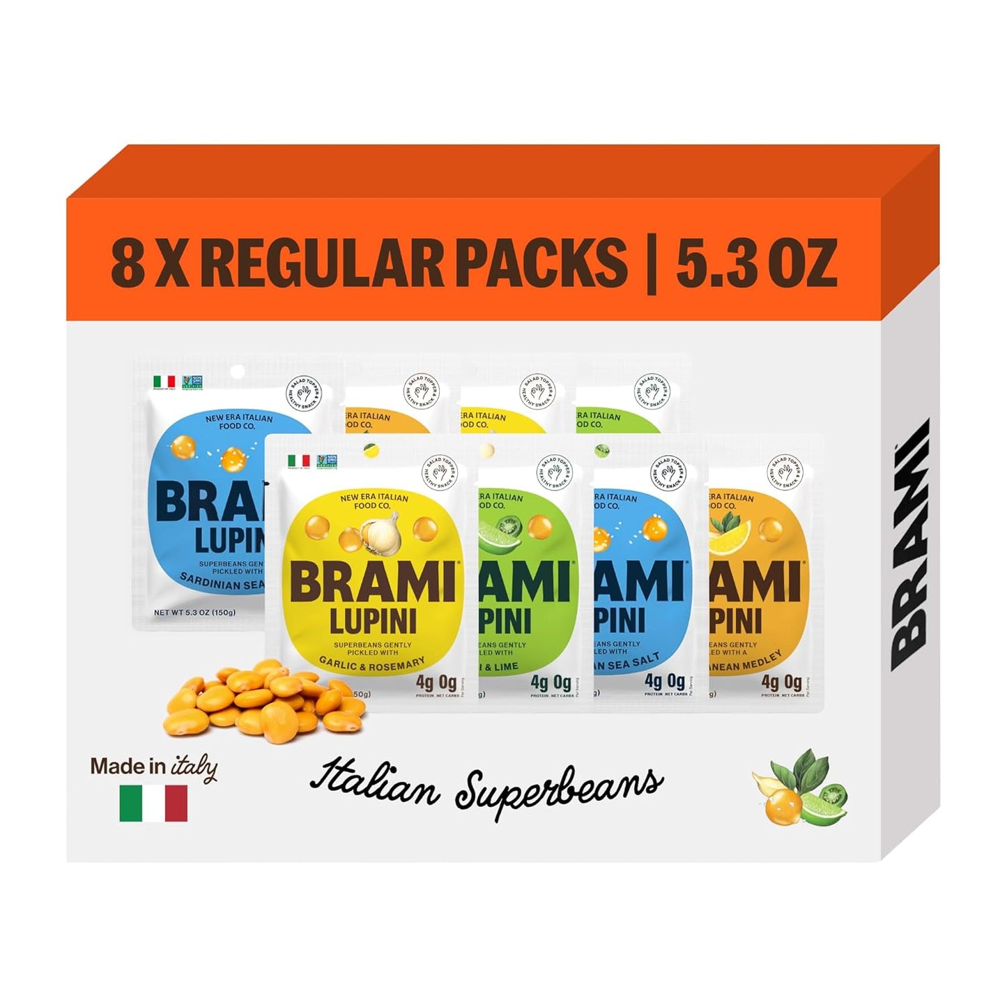 BRAMI-Lupini-Beans-Snack,-Variety-Pack-|-7g-Plant-Protein,-0g--Net-Carbs-|-Vegetarian,-1167