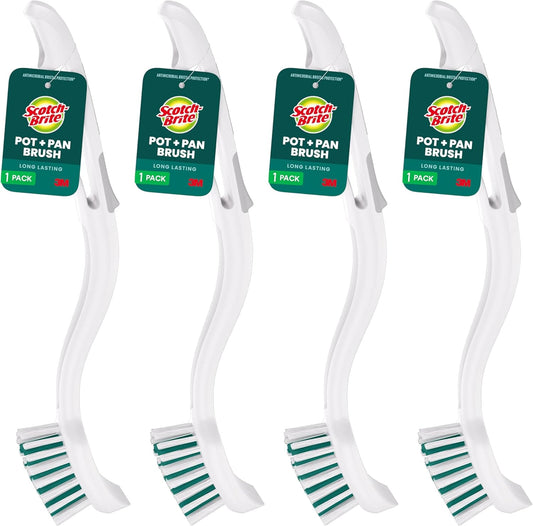 Scotch-Brite-Pot-+-Pan-Brush,-Durable-and-Long-Lasting-Dish-Brush-with-Handle-for-Scrubbing-1382