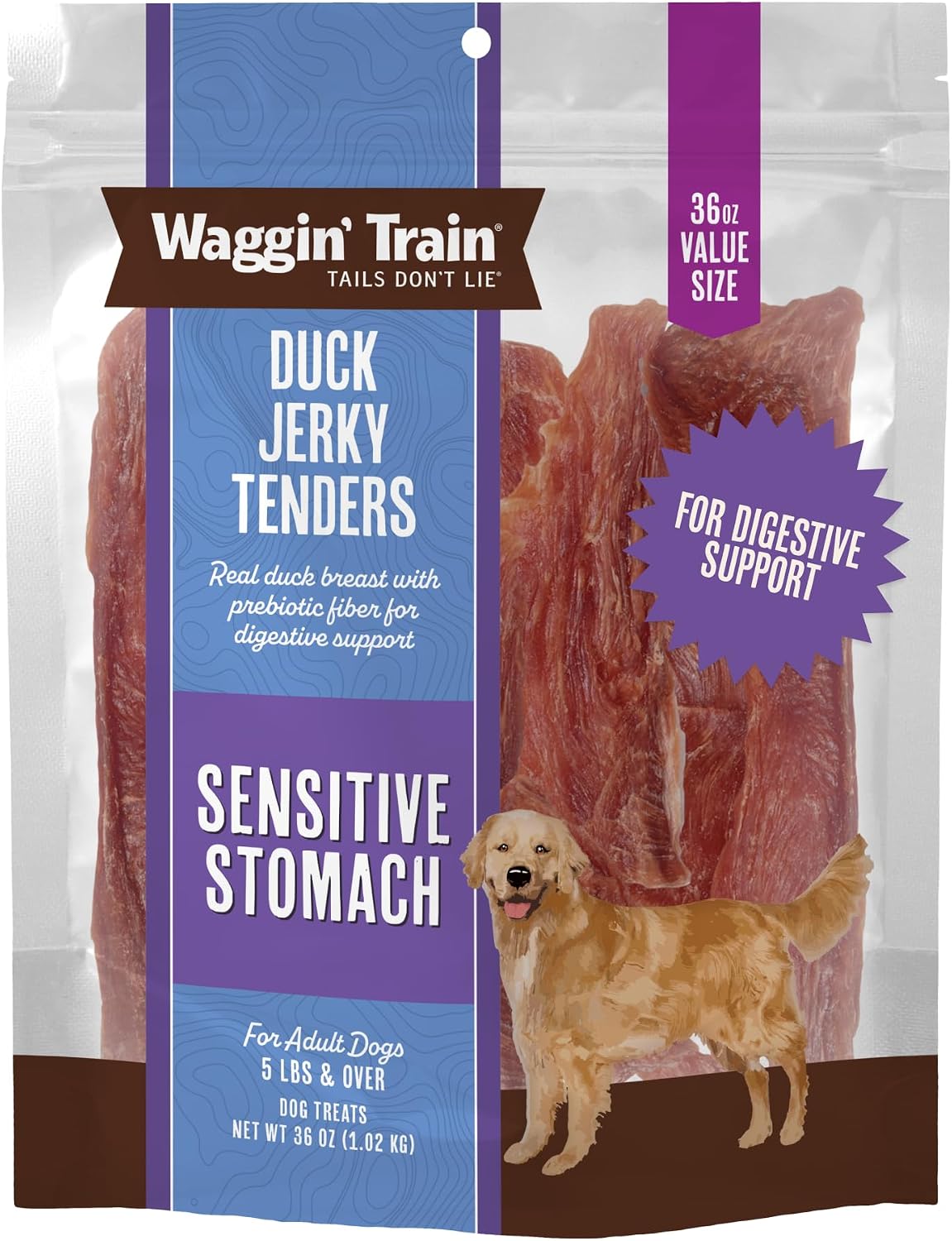 Waggin'-Train-Duck-Jerky-Dog-Treats-for-Dogs-with-Sensitive-Stomachs,--Made-with-1-Duck-2077