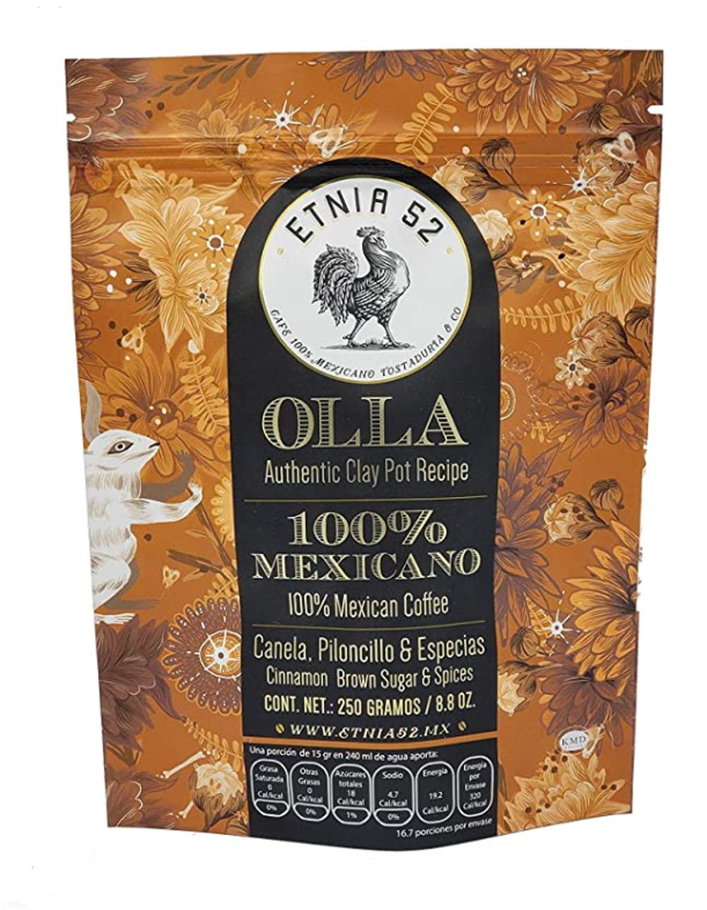 Etnia-52-–-Café-de-Olla,-1-Mexican-Ground-Coffee,-250-grams-or-156