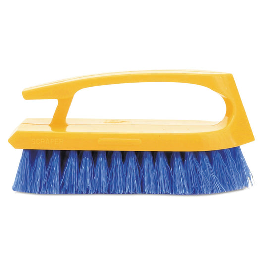 Rubbermaid-Commercial-Products-Iron-Handle-Scrub-Brush-6-inches-Polypropylene-Fill-Cobalt-Bristles-For-Hard-Scrubbing-1061