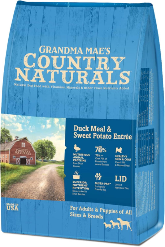 Grandma-Mae's-Country-Naturals-Alimento-seco-para-perros,-pato,-834