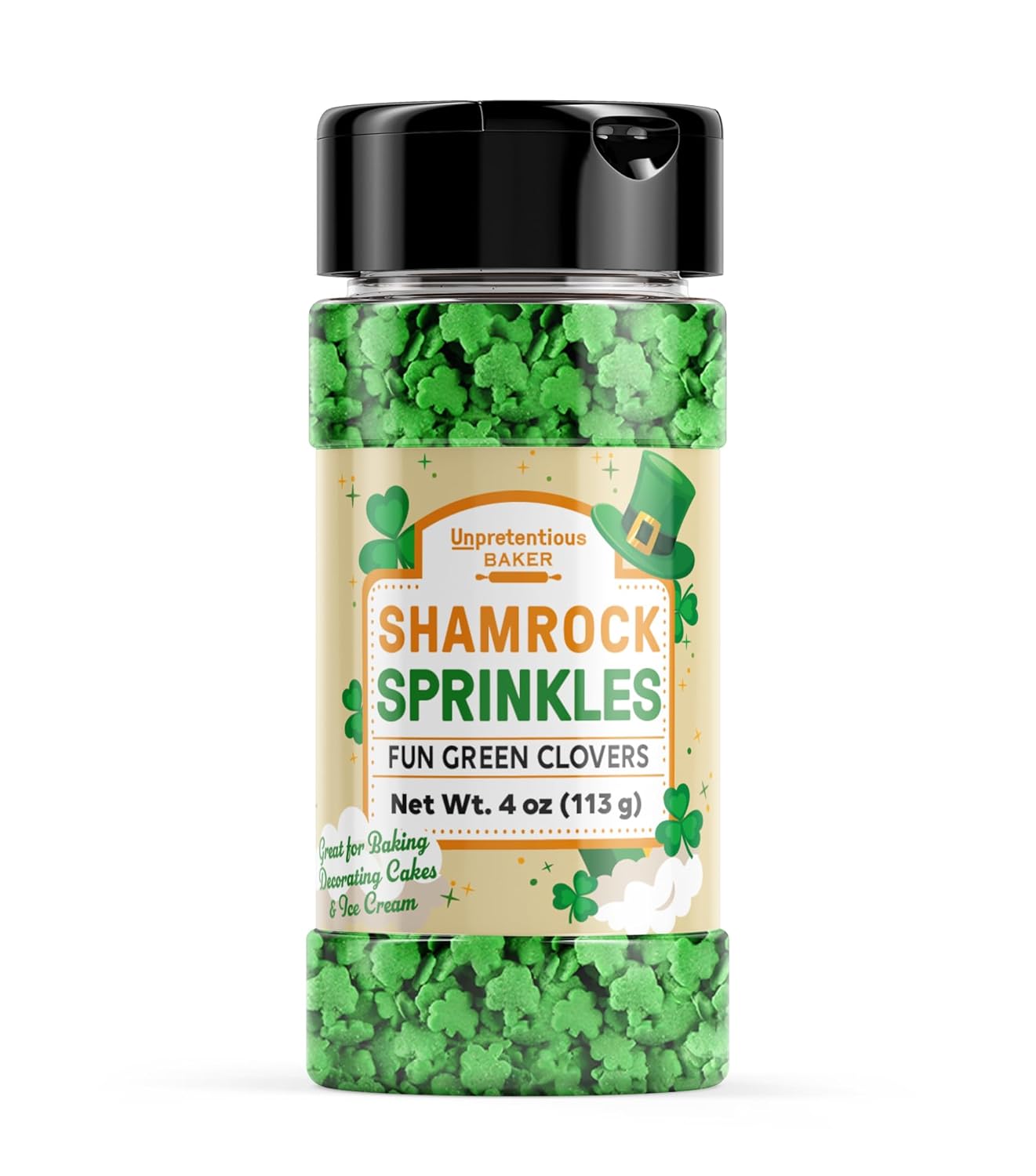 Unpretentious-Shamrock-Sprinkles,-4-oz,-Vibrant-&-Colorful,-St.-Patrick's-Day,-Dessert-----182