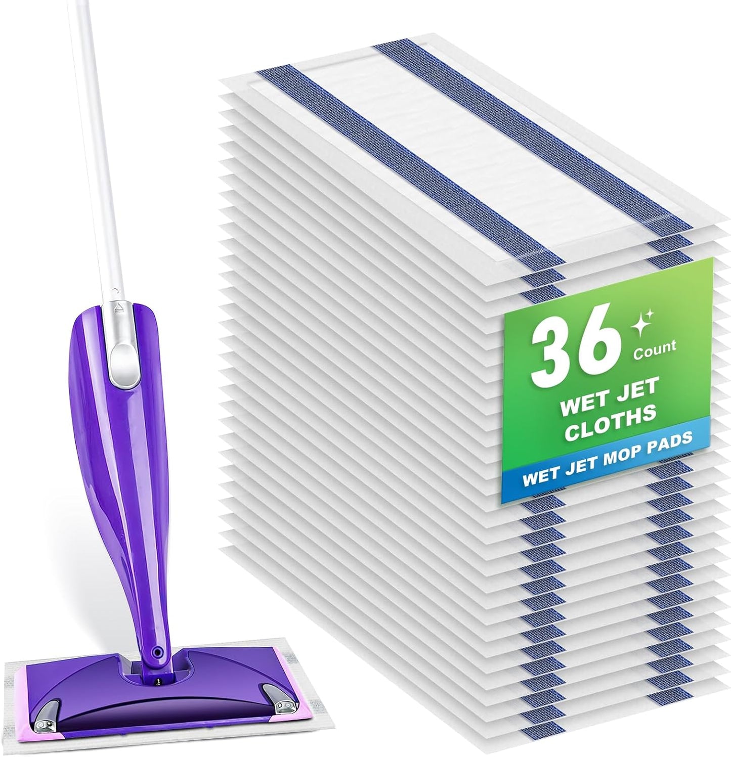 36-Pack-Disposable-Mop-Pad-Refills-for-Swiffer-Wet-Jet-Spray-4242