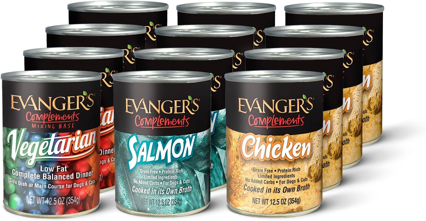 Evanger's-Complements-Variety-Pack-for-Dogs-&-Cats-–-4-Count-Each,-12.5-162