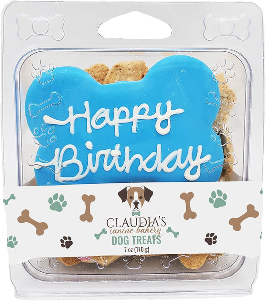 Blue-Happy-Birthday-Dog-Cookie-Clamshell,-7-Ounces,-2798