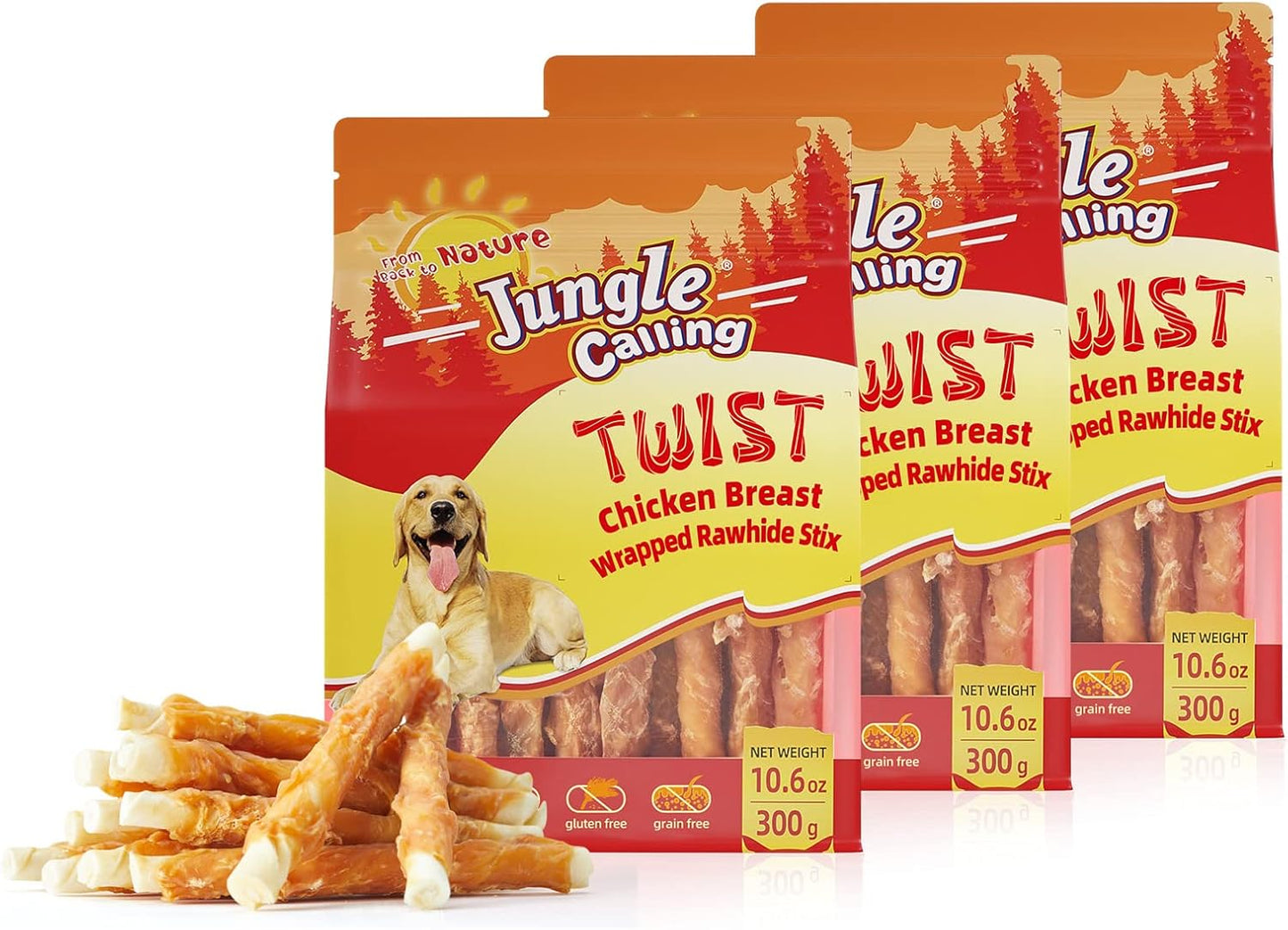 Jungle-Calling-Dog-Treats,-Chicken-Wrapped-Rawhide-Sticks-Dog-Chews,-Rawhide-Training-1429