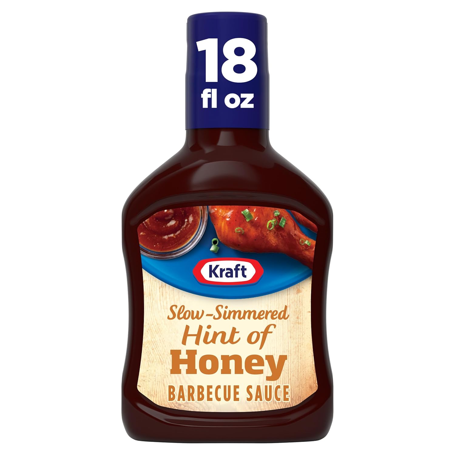 Kraft-Hint-of-Honey-Slow-Simmered-Barbecue-BBQ-Sauce,-18-oz-Bottle---2020