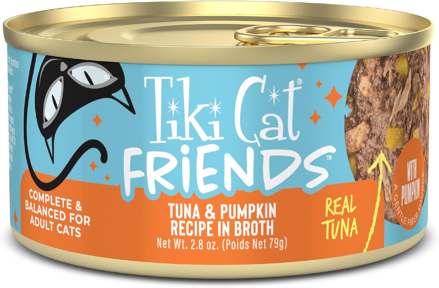 Tiki-Cat-Friends-Wet-Cat-Food,-Tuna-&-Pumpkin,-2.8-oz.-Can-(12-778