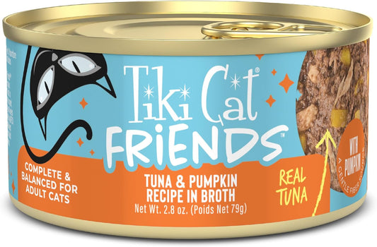 Tiki-Cat-Friends-Wet-Cat-Food,-Tuna-&-Pumpkin,-2.8-oz.-Can-(12-778