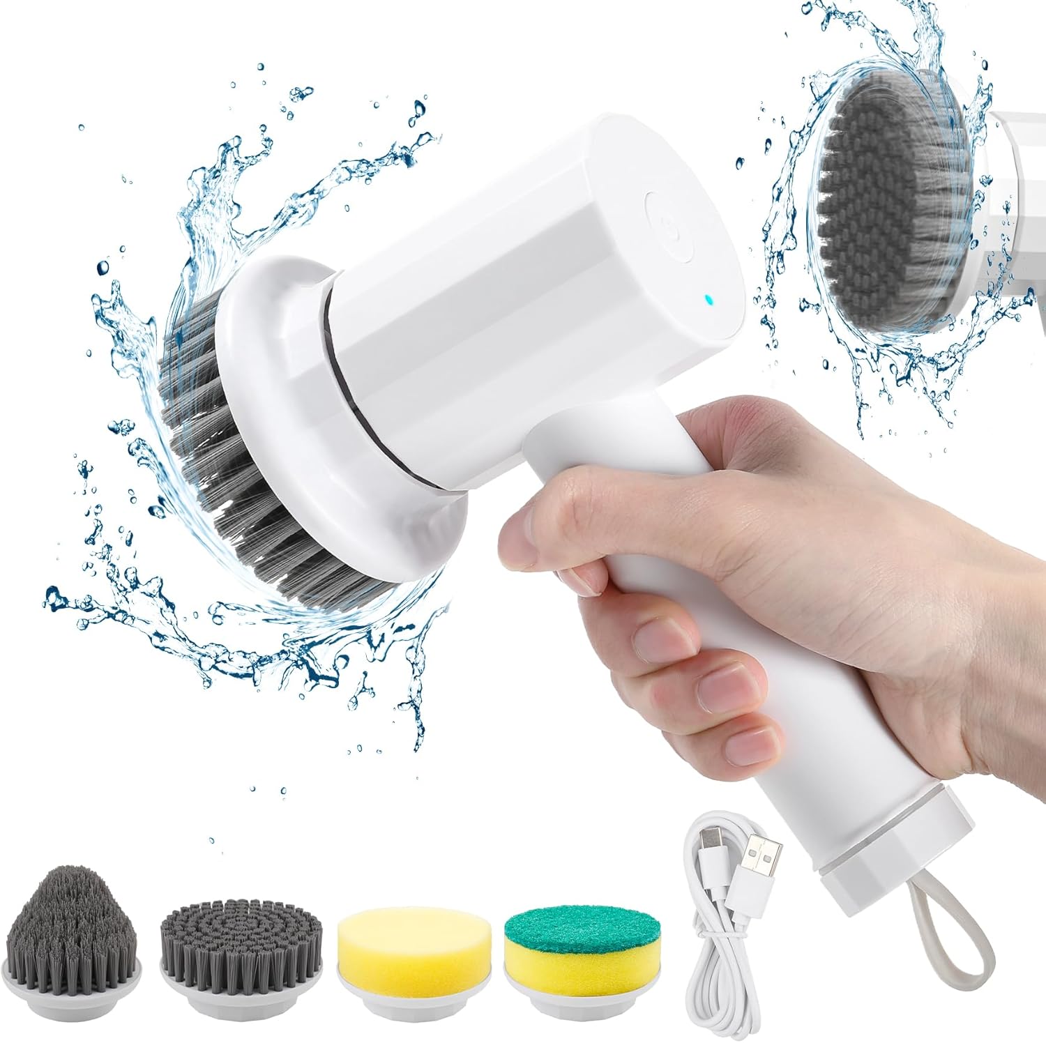 Electric-Spin-Scrubber-Cordless-Power-Cleaning-Brush-with-4-Replaceable-1753