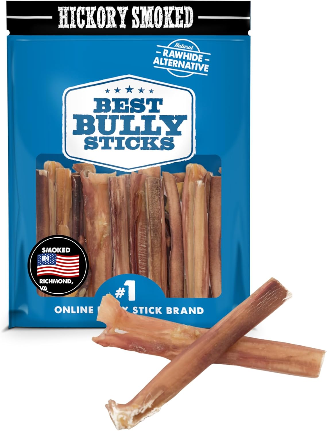 Best-Bully-Sticks-Hickory-Smoked-4-Inch-Bully-Sticks---8-(Pack-655