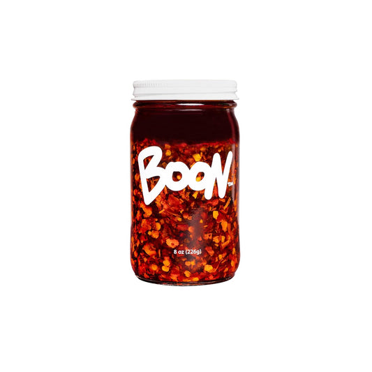 Boon-Sauce-Chili-Oil,-(8-Ounces),-Spicy-Chili-Oil-with-Garlic,-Anchovies-1428