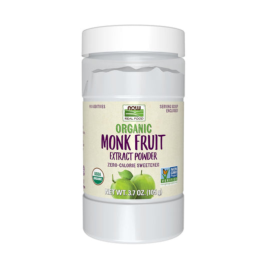 NOW-Real-Food,-Organic-Monk-Fruit-Extract-Powder,-Zero-Calorie-Sweetener,-3.7-oz-----185