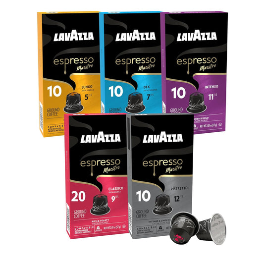 Lavazza-Espresso-Capsules-Compatible-with-Nespresso-Original-Machines-Variety-Pack,-10-Count-(Pack-2157