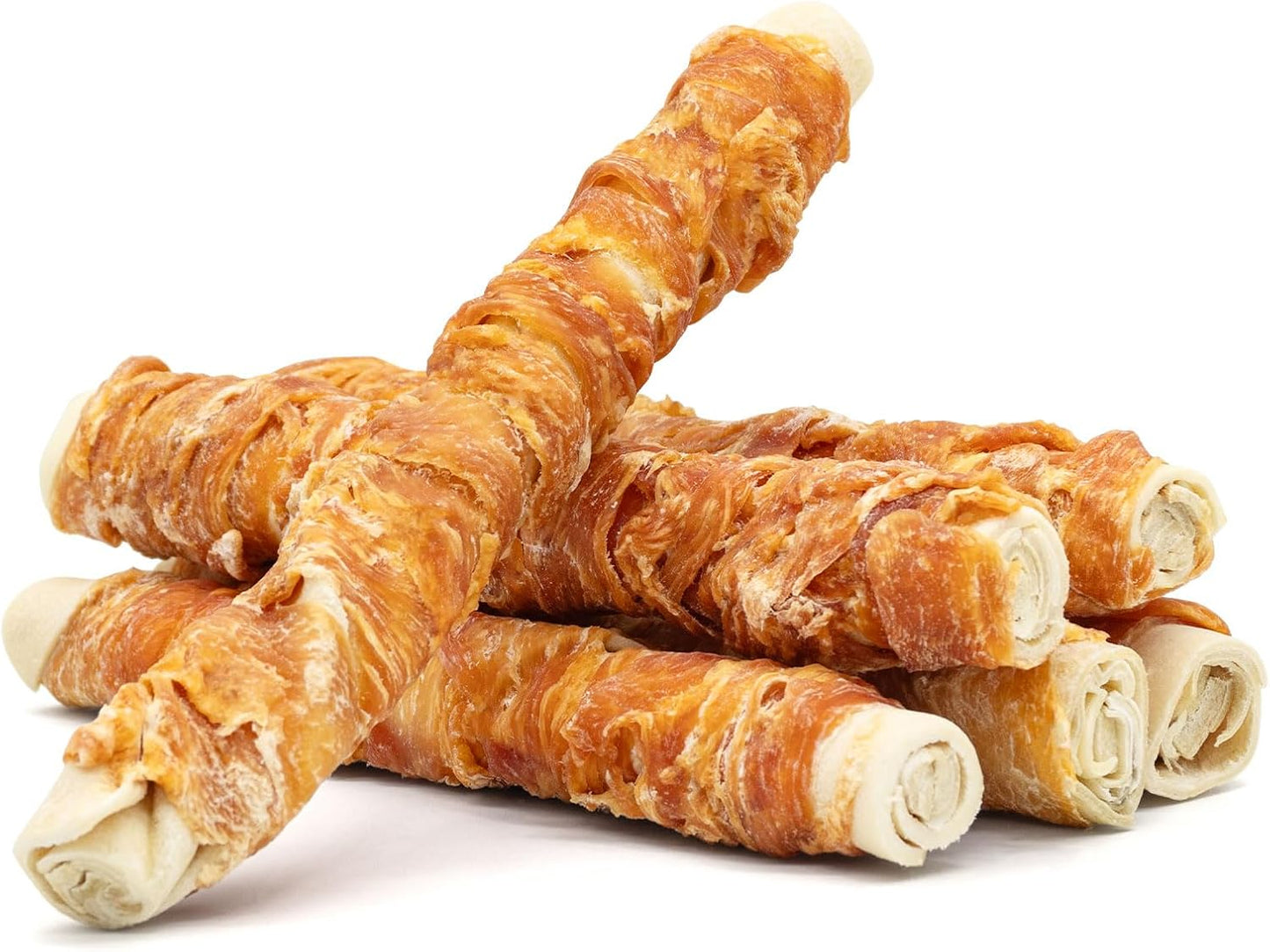 Dog-Treats,-9-Inch-Chicken-Wrapped-Rawhide-Rolls-3262