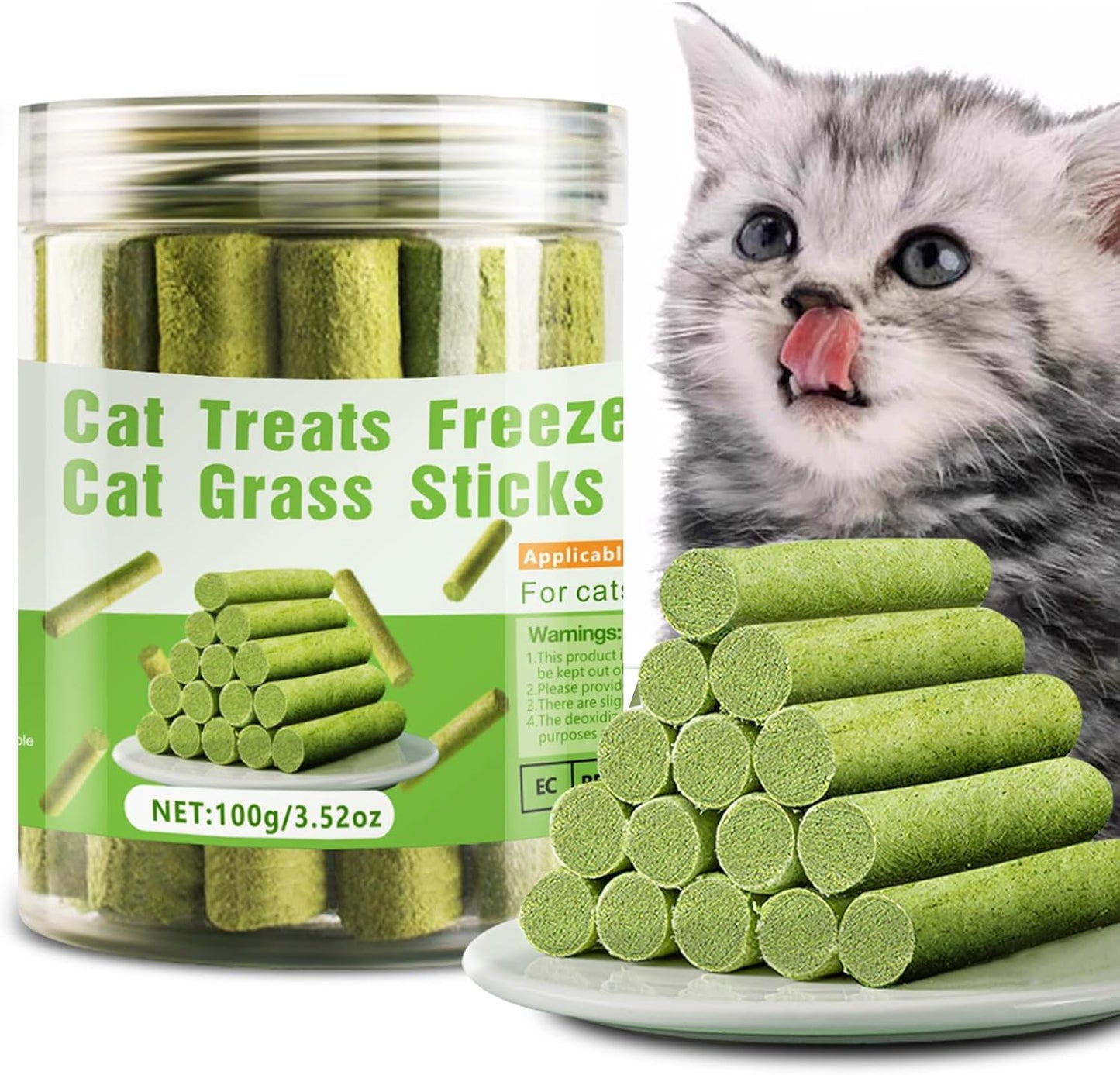 Cat-Natural-Grass-Teething-Sticks,-Kitten-Chew-Stick-for-Hairball-Removal---1074