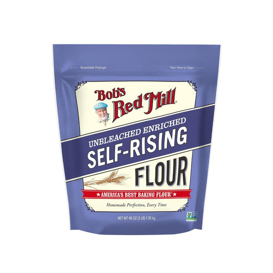 Bob’s-Red-Mill-Self-Rising-Flour---3-lb-Bag,-Ideal-for-Biscuits,-Quick-Non-GMO,-2105