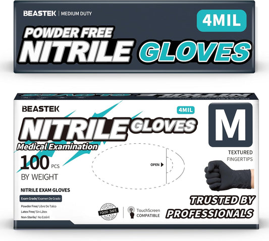 Black-Nitrile-Exam-Gloves,-4-Mil,-100-Pcs-Disposable-Gloves-5184