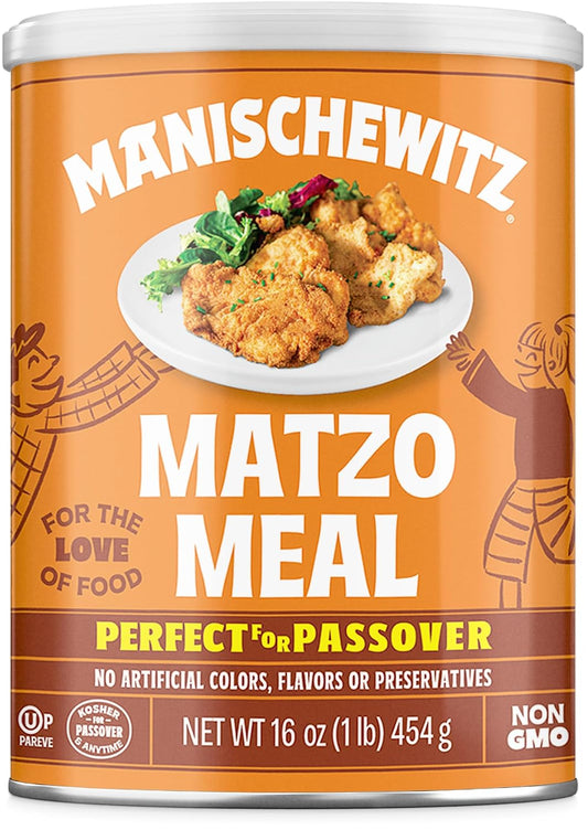 Manischewitz-Matzo-Meal,-16oz-Resealable-Canister-|-Perfect-for-Coating-and-Baking-435