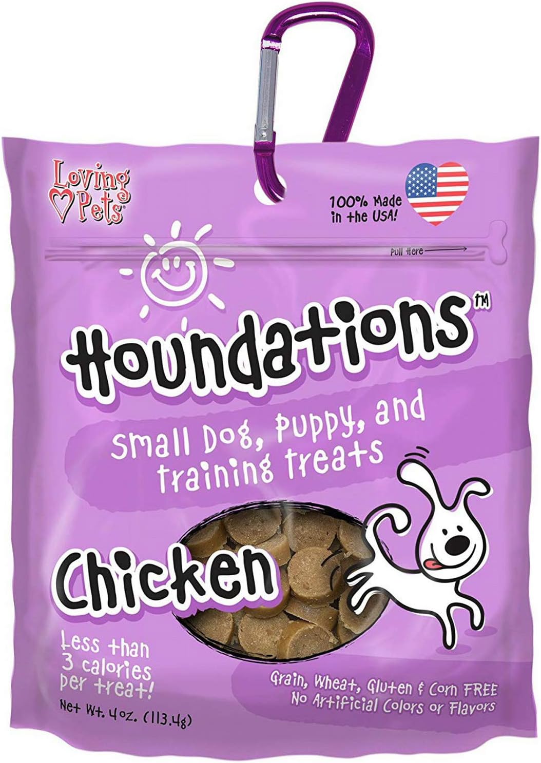 Loving-Pets-Houndations-Chicken-Training-Treats-Dog-Treat,-4-Oz/One-Size--1680